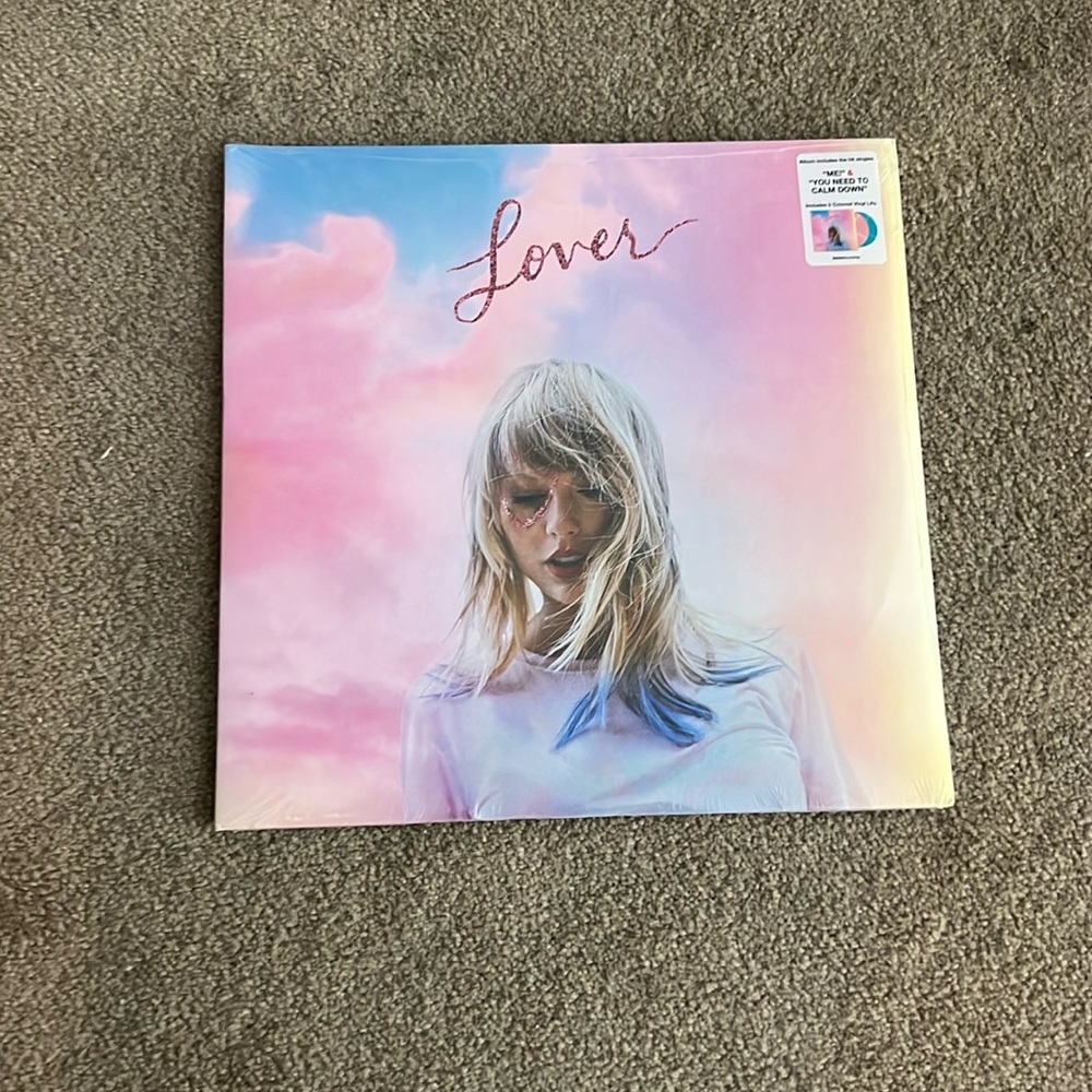 Unopened taylor swift lover vinyl record